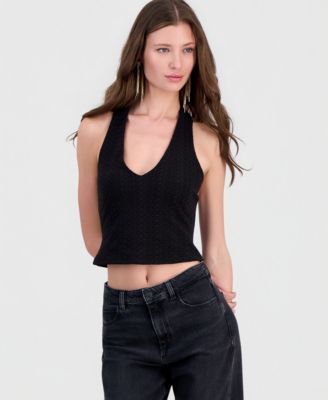 Women's Joey Textured Halter Top