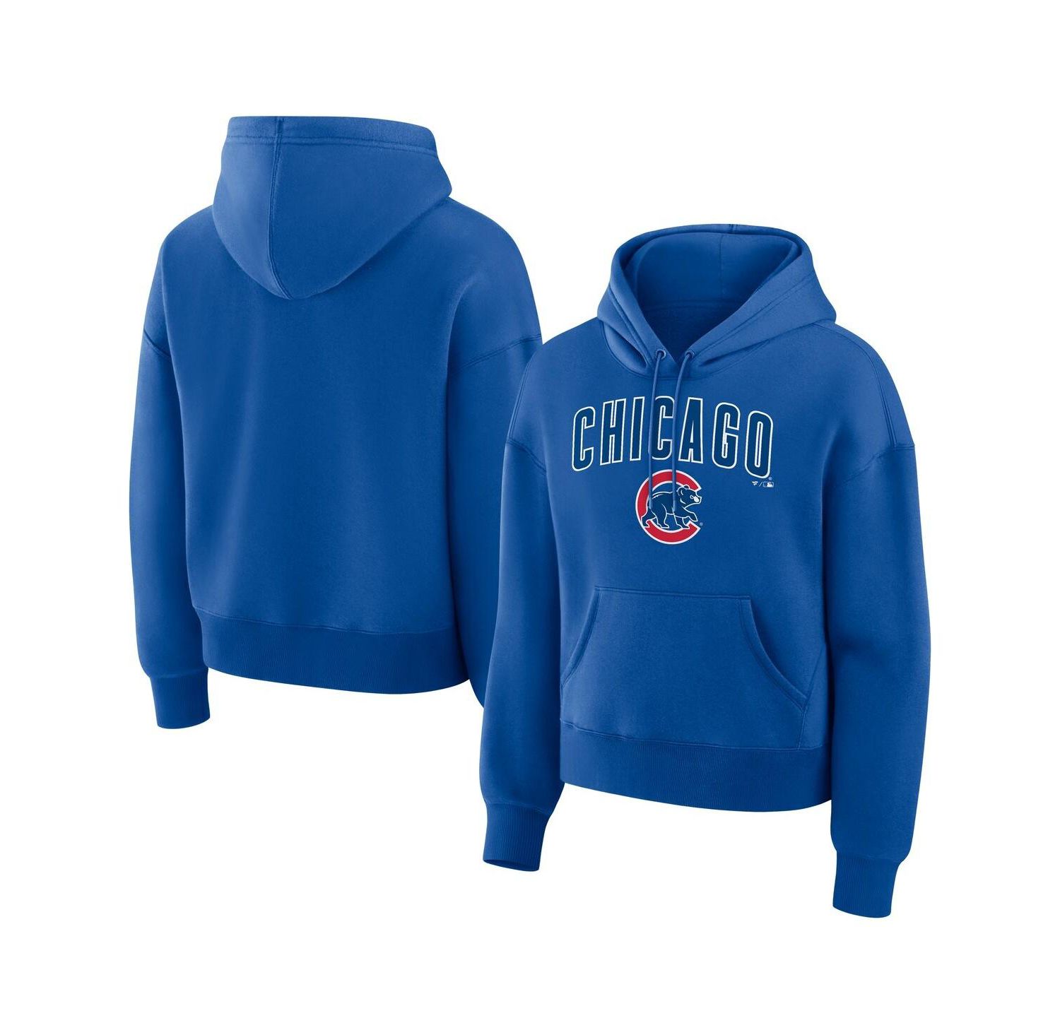 Women's Royal Chicago Cubs Lockup Legacy Fleece Hoodie