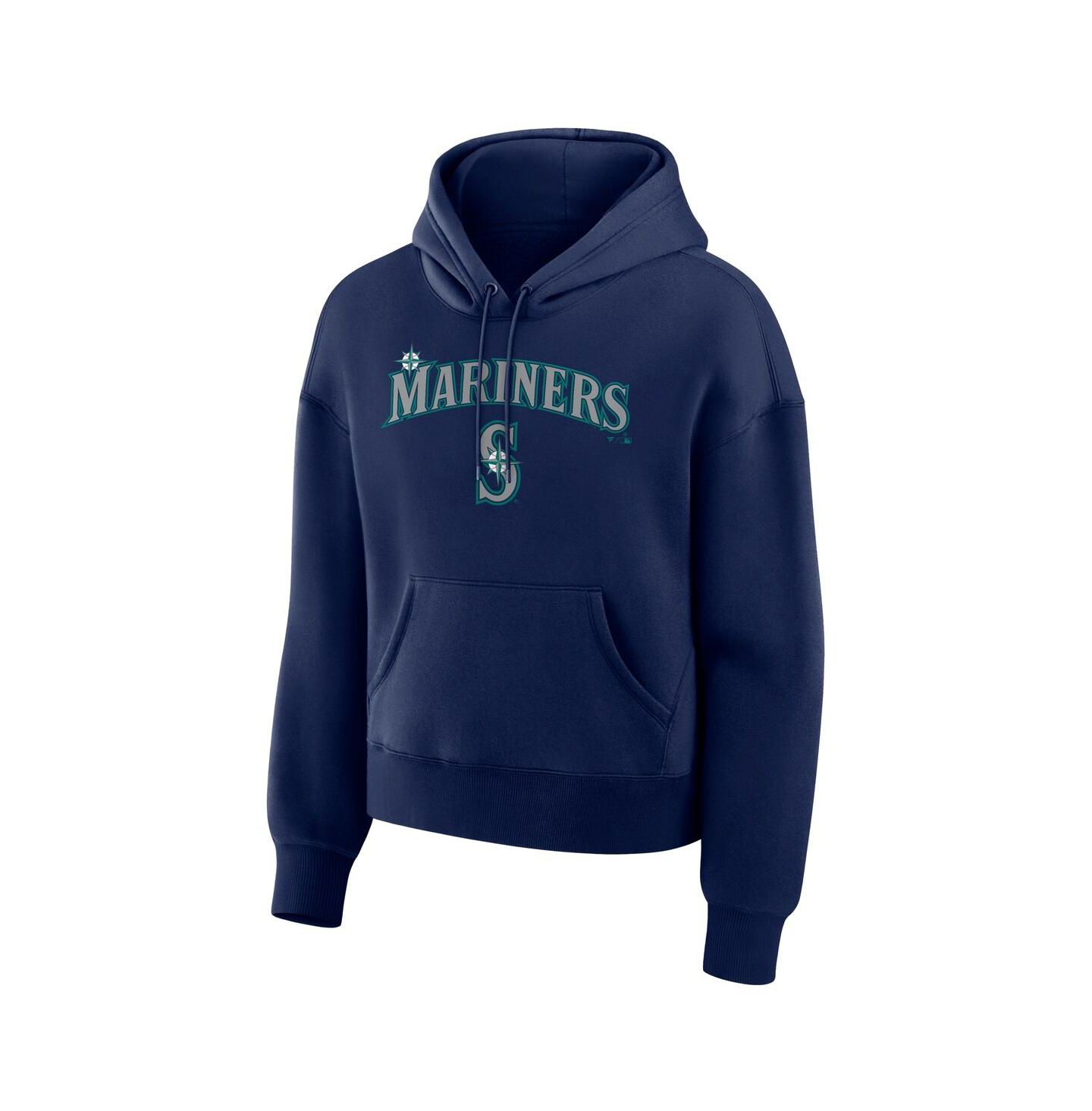 Женское худи Fanatics Navy Seattle Mariners Lockup Legacy Fleece — фото 2