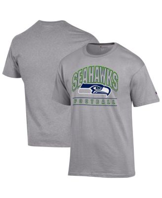 Men's Heather Gray Seattle Seahawks Football T-Shirt