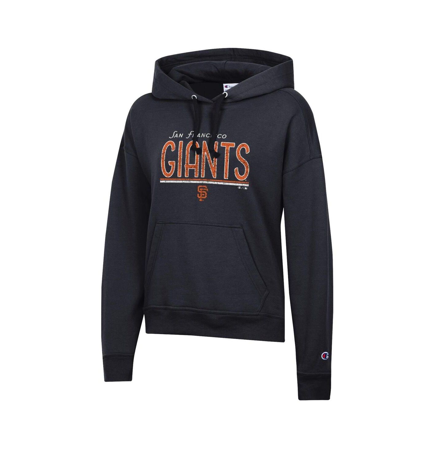 Женское худи Champion Black San Francisco Giants Vintage Powerblend — фото 2