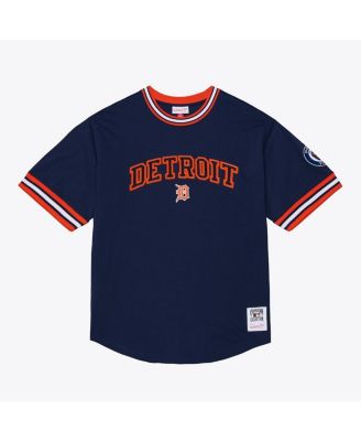 Men's Navy Detroit Tigers Wild Pitch Ringer T-Shirt