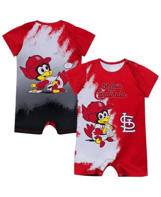 Baby Boys and Girls Red St. Louis Cardinals Baby Mascot Bodysuit