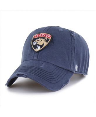 Men's Navy Florida Panthers Weathered Clean Up Adjustable Hat