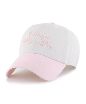 Women's White/Pink Chicago White Sox Gelato Two-Tone Clean Up Adjustable Hat