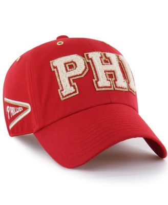 Brand Men's Red Philadelphia Phillies Acro Charm Clean Up Adjustable Hat