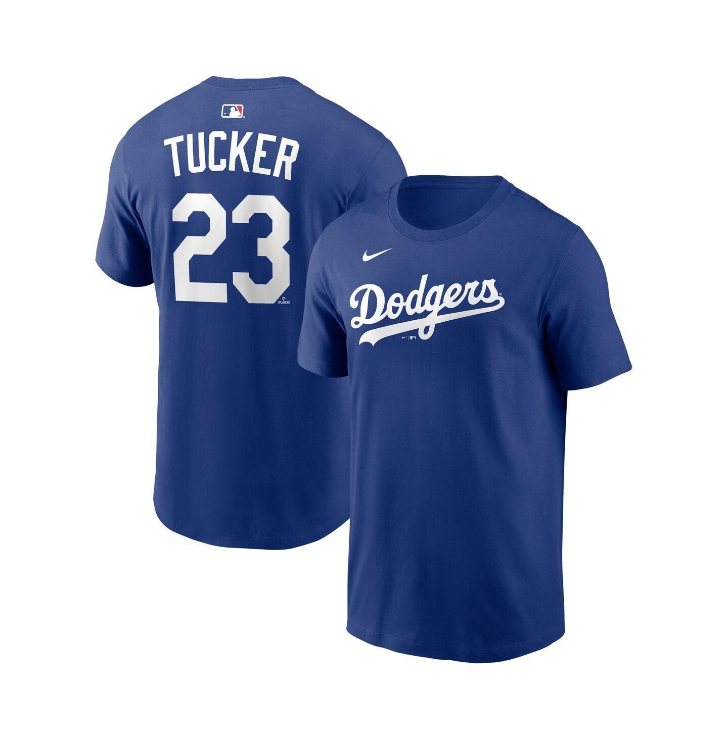 Мужская футболка Nike Kyle Tucker Royal Los Angeles Dodgers Name & Number — фото 1