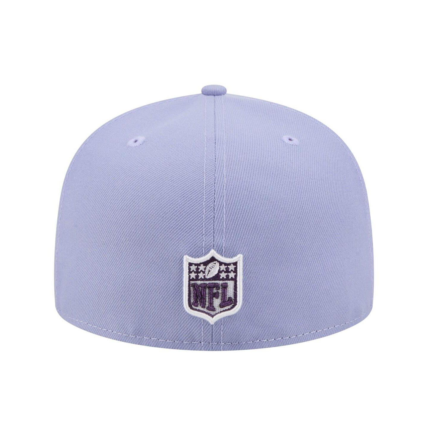 Мужская кепка New Era Light Purple New England Patriots Lavender Bloom 59FIFTY Fitted Hat — фото 4