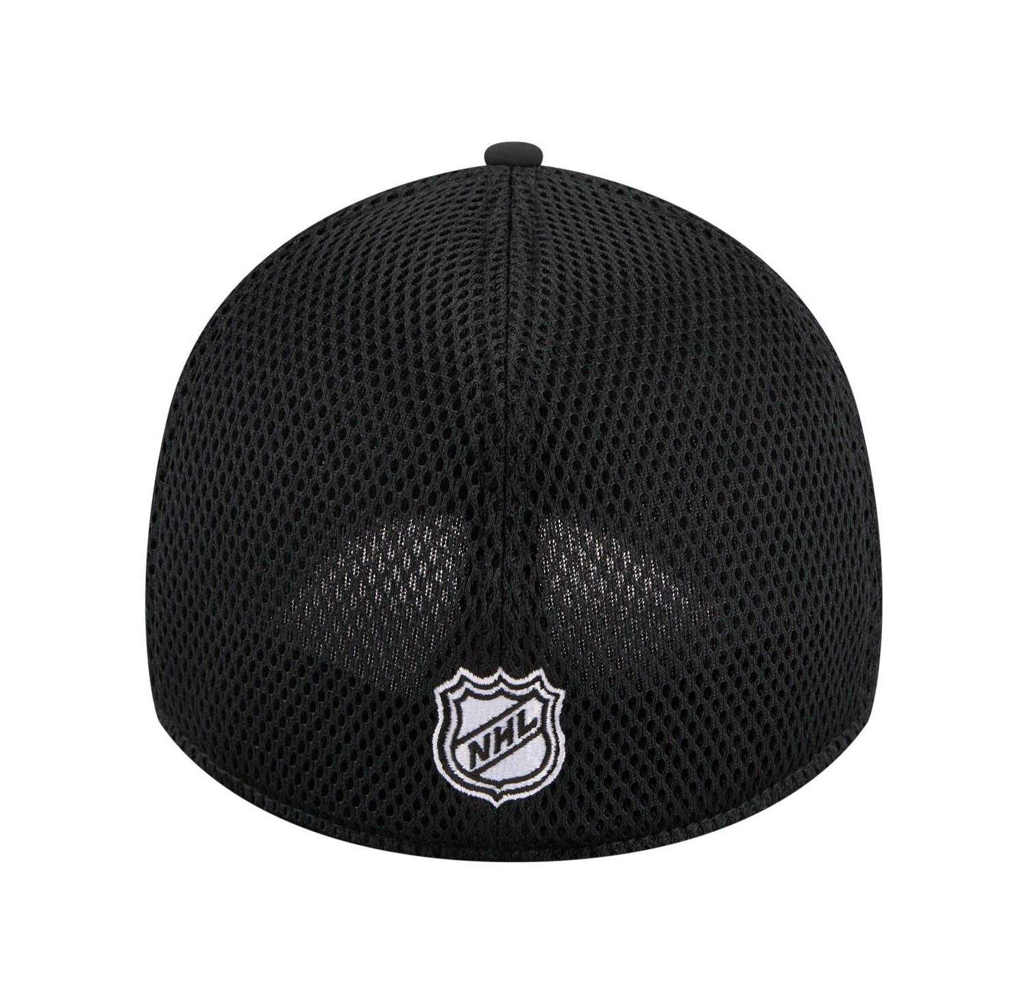 Men's Black Pittsburgh Penguins Logo 39THIRTY Flex Hat