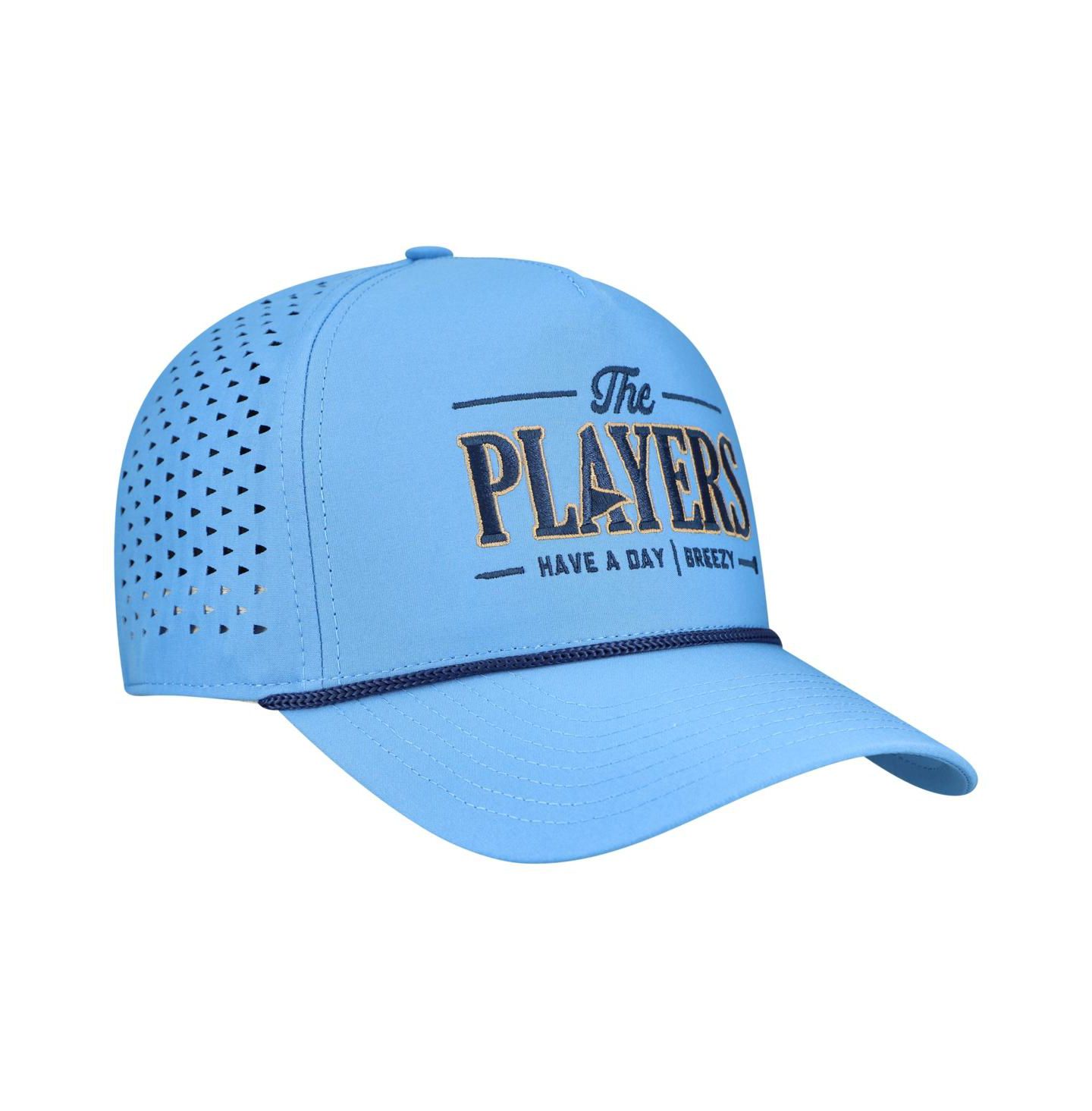 Мужская кепка Breezy Golf Light Blue the Players Flagship Performance Adjustable Hat — фото 3