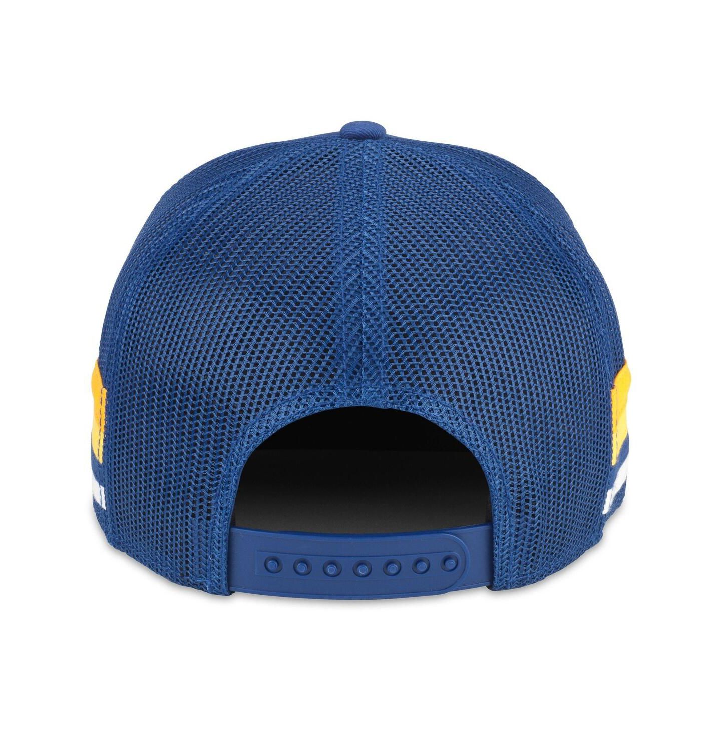 Мужская кепка American Needle Royal Buffalo Sabres HotFoot Side Stripes Adjustable Trucker Hat — фото 2