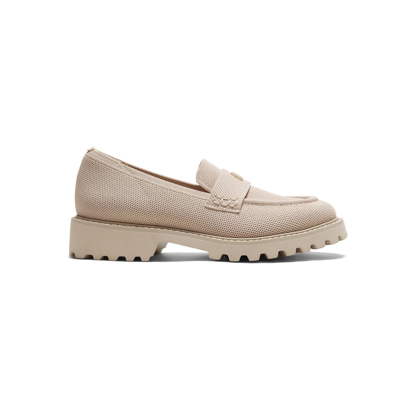 Женские туфли VIVAIA Francesca Round-Toe Platform Chunky Heel, цвет: Миндальный — фото 2