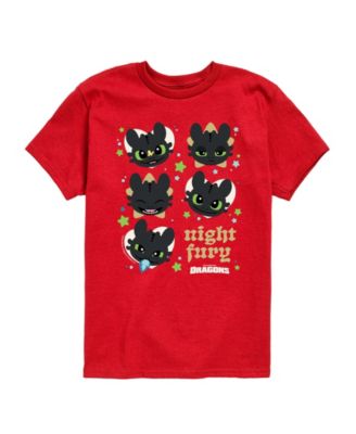 How to Train Your Dragon Toddler Boys' 2T-5 Short-Sleeve T-Shirt - Red
