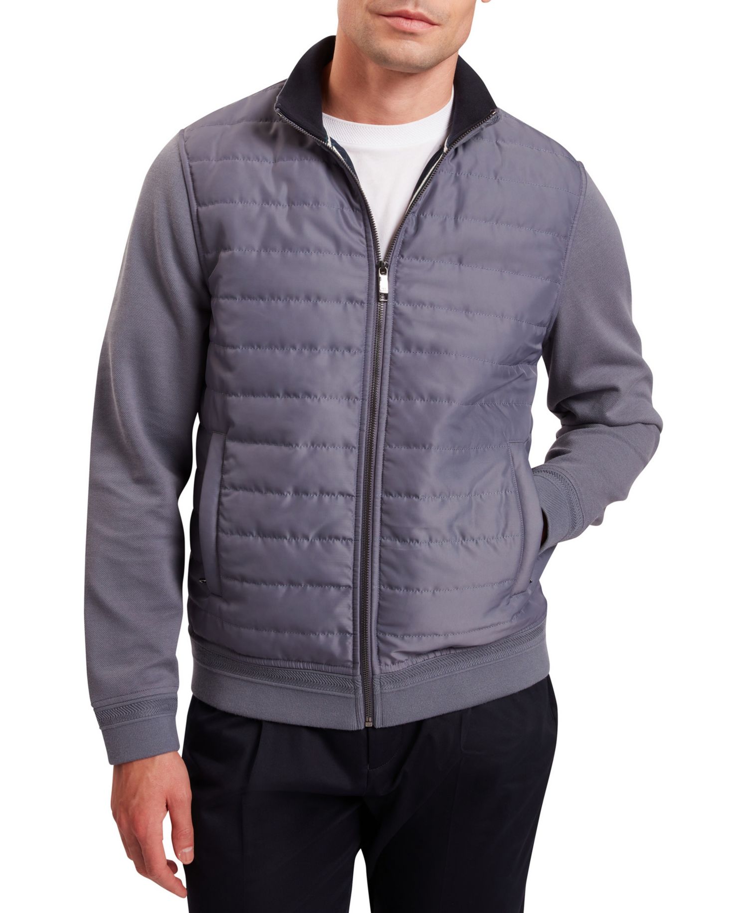 Men's Durano Funnel Collar Quilted Jacket