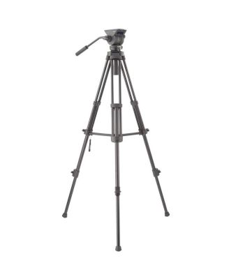 TH-X 3-Section Aluminum Tripod with Head and Mid-Level Spreader