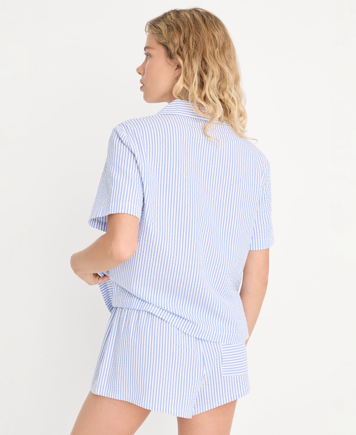 Women's Camp Collar Short-Sleeve Shirt