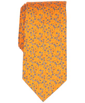 Men's Harvey Classic Design Floral Pattern Silk Tie