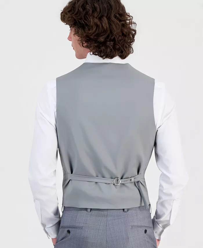 Men's Modern-Fit Wool TH-Flex Stretch Suit Separates Vest - thumbnail 8