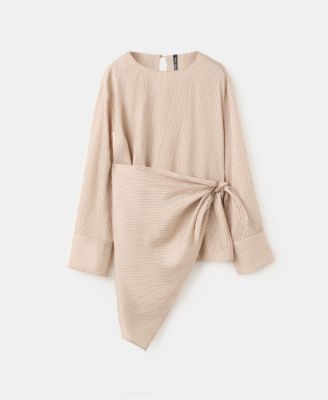 Women's Knot Stripped Blouse