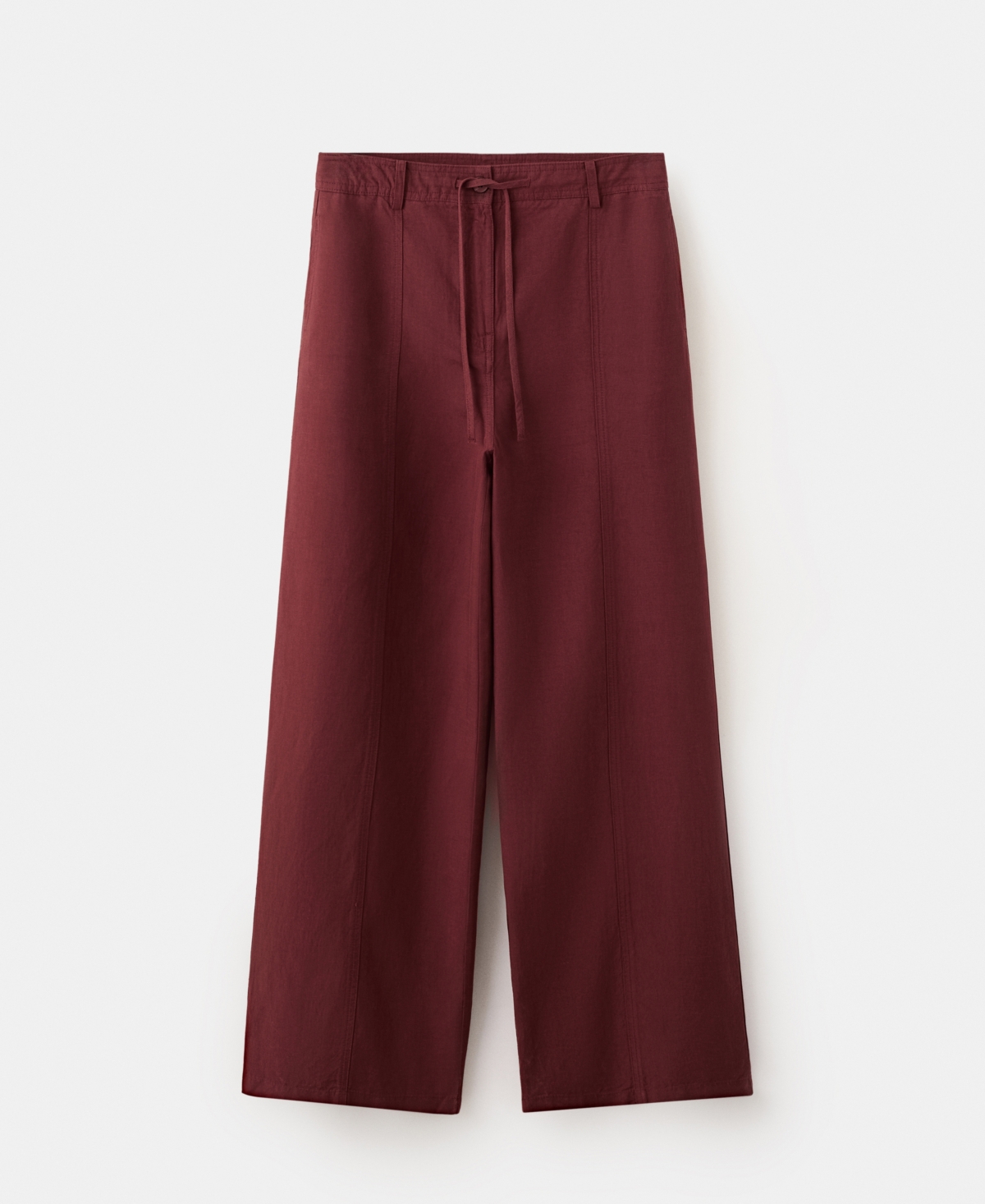 Mango Women's Straight-Fit Lyocell Pants