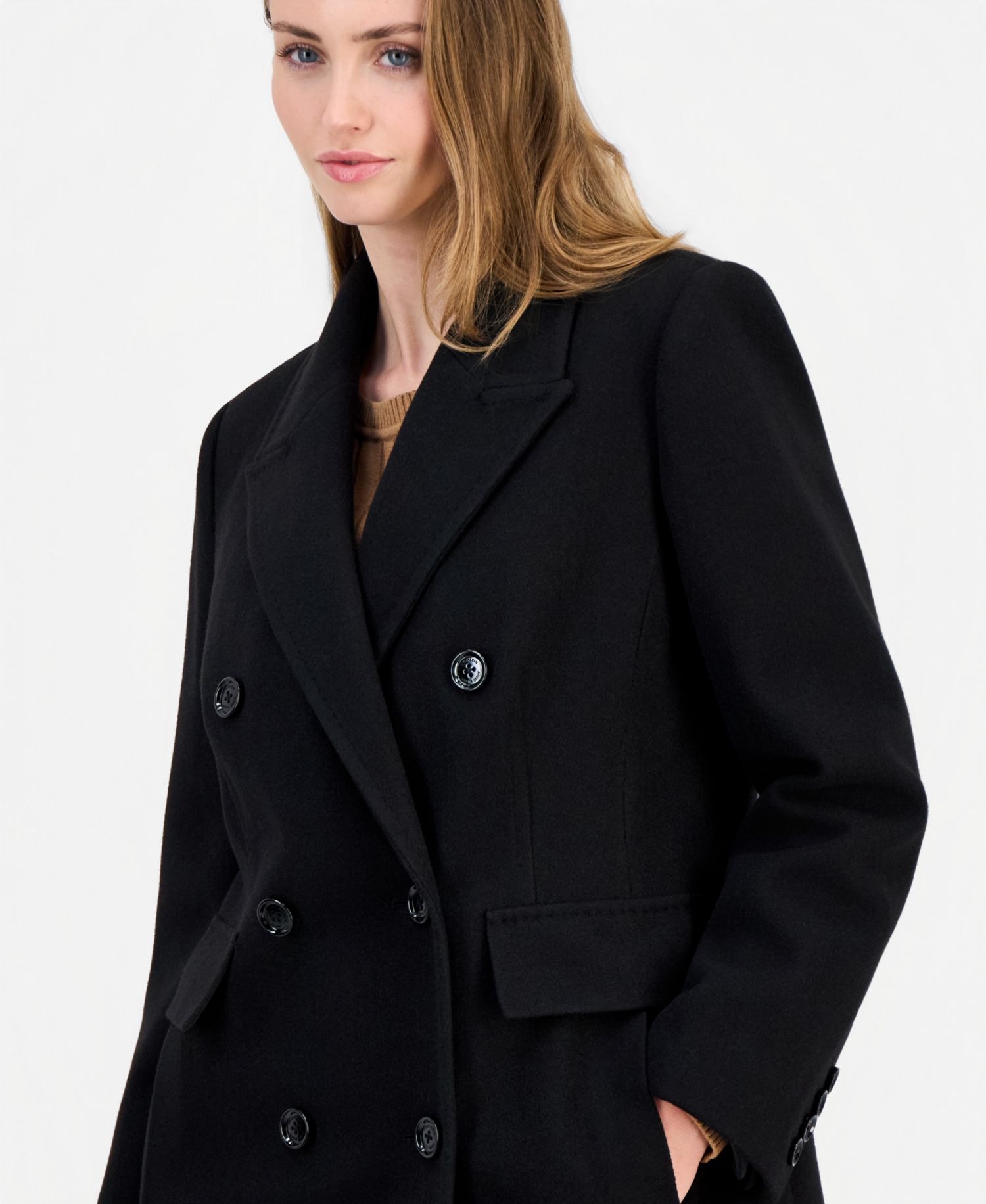 Women's Double-Breasted Peacoat, Created for Macy's