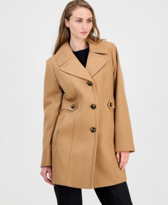 Women's Single-Breasted Peacoat, Created for Macy's