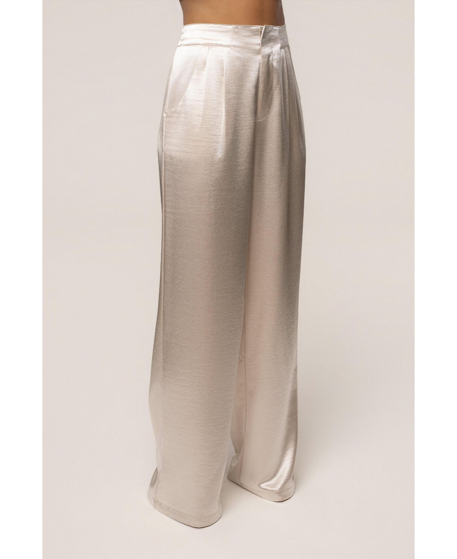Womens Thea Satin Pants