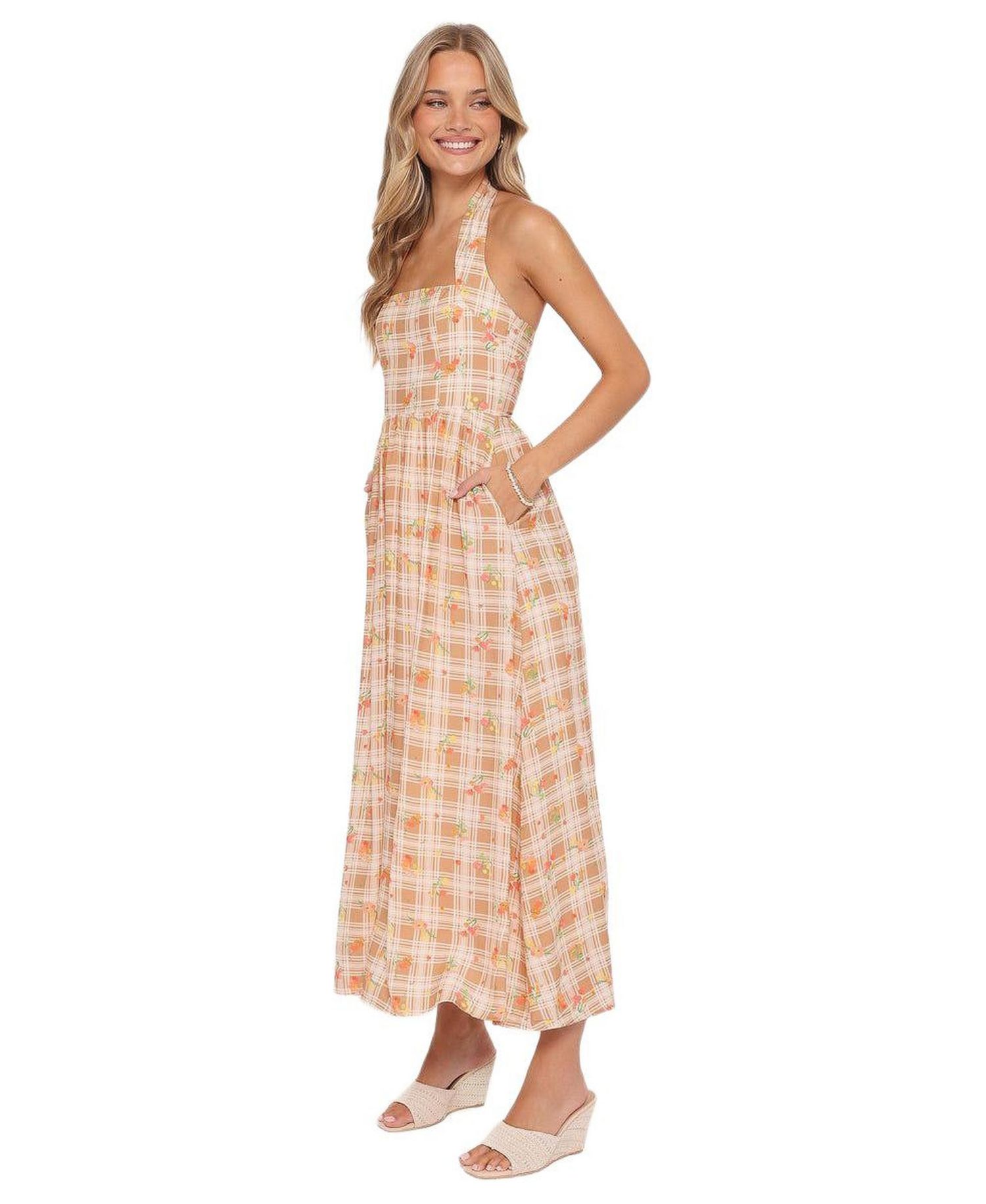 Women's Gemini Halterneck Maxi Dress