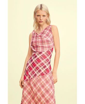 the ultimate muse sleeveless high waist midi dress The Ultimate Muse Collar Maxi Dress White main image 1
