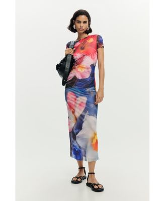 Women's Sleeveless printed dress