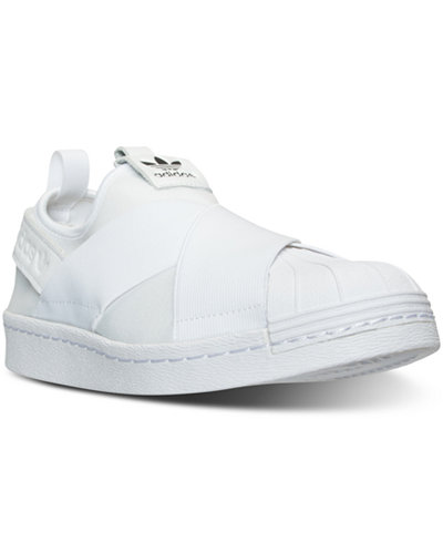 women's superstar slip on casual sneakers from finish line