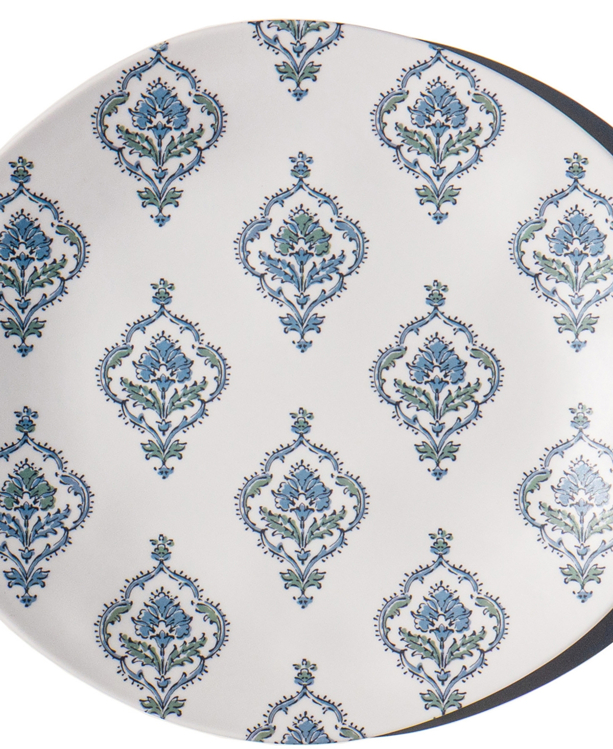 Abode Homewares Kashmir NewWave Melamine Dinner Plates, Set of 6
