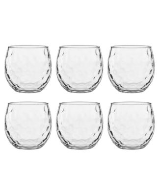Chill Acrylic Roly Stemless Wine Glasses, Set of 6