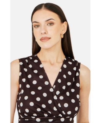 polka dot skater dress Buy Yumi Green Polka Dot Mesh Wrap Skater Dress With Pockets from Next USA