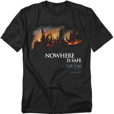 Big & Tall Burning Hogwarts T Shirt