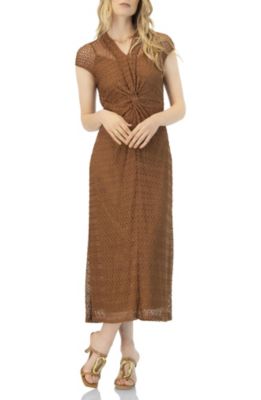 Women's Long Knitted Off-Shoulder Dress