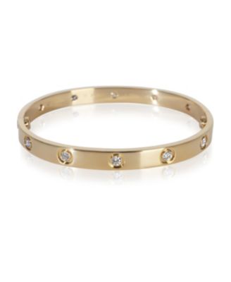 Yellow Gold Diamond Love Bracelet