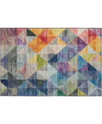 Mayfield Machine Washable AMF2006 1'8"x2'6" Area Rug