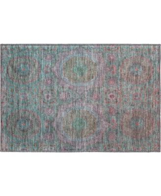 Mayfield Machine Washable AMF1923 1'8"x2'6" Area Rug