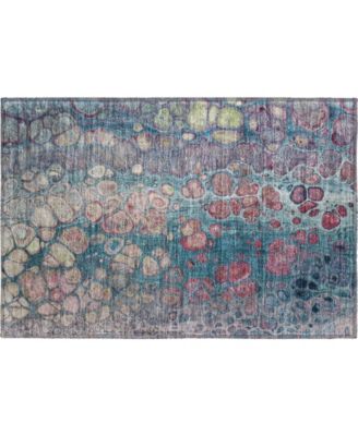Mayfield Machine Washable AMF1940 1'8"x2'6" Area Rug