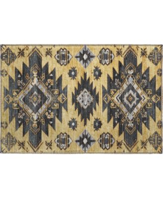Mayfield Machine Washable AMF1945 1'8"x2'6" Area Rug