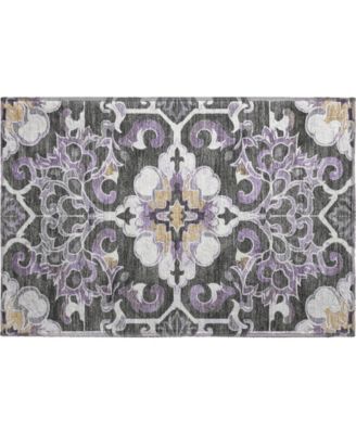 Mayfield Machine Washable AMF1947 1'8"x2'6" Area Rug
