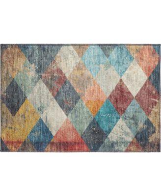 Mayfield Machine Washable AMF1956 1'8"x2'6" Area Rug