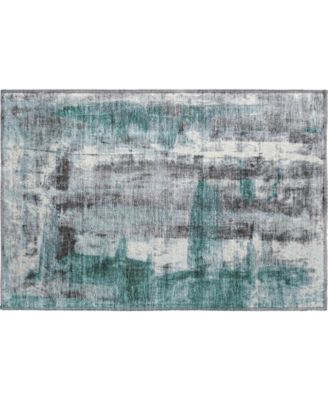 Mayfield Machine Washable AMF1982 1'8"x2'6" Area Rug