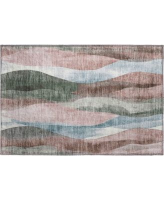 Mayfield Machine Washable AMF1989 1'8"x2'6" Area Rug