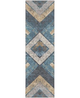 Mayfield Machine Washable AMF1955 2'3"x7'6" Runner
