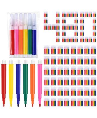 Mini Markers Bulk Colored Pen Vibrant Portable Watercolor Marker Office