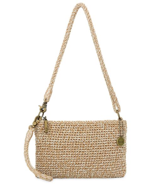 Женская сумка The Sak Vita Convertible Small Wristlet Shoulder Handbag, цвет: Bamboo Static