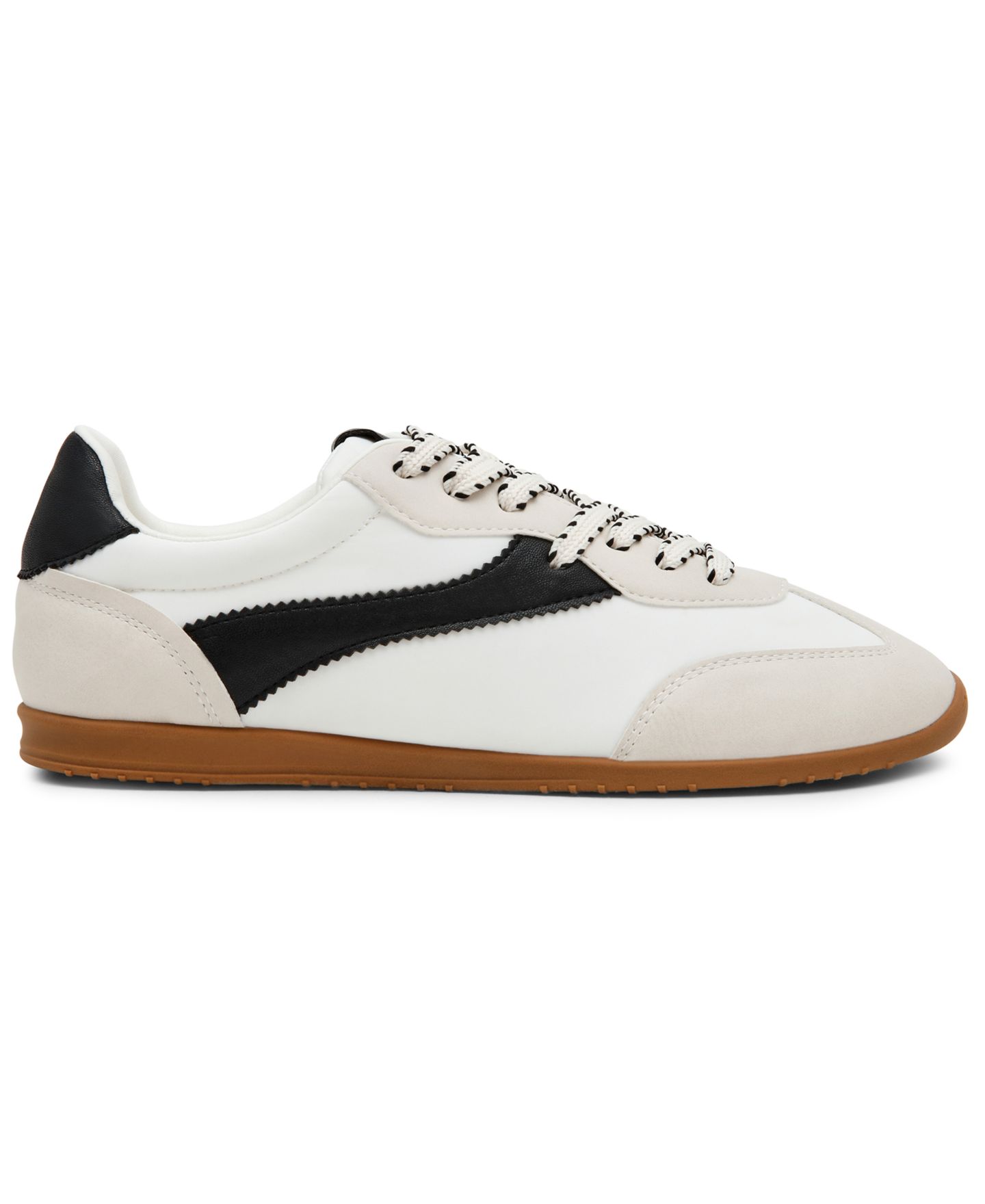 Женские кроссовки DV Dolce Vita Sloane Low Profile Lace-Up, цвет: Чёрный / Белый — фото 2