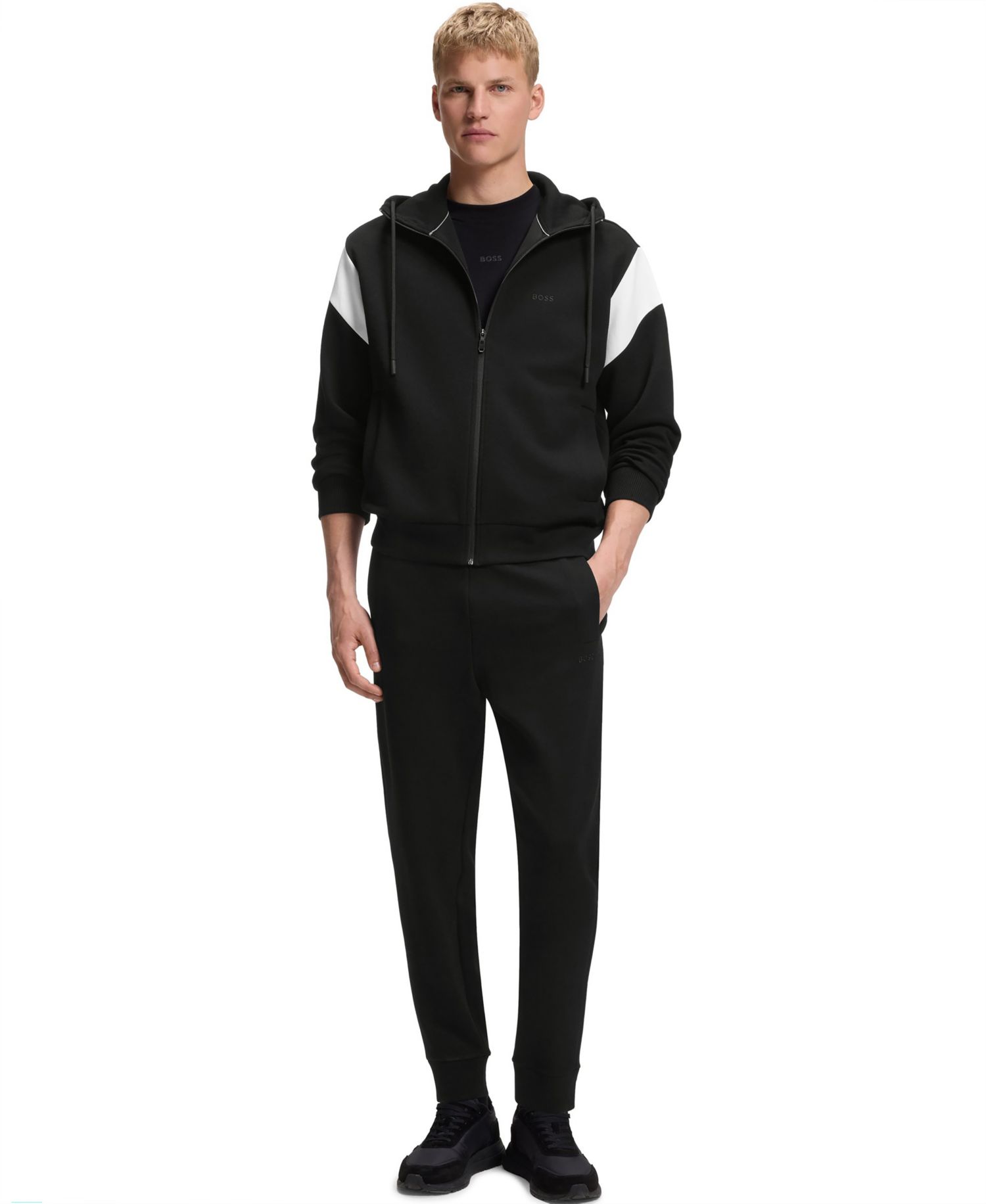 Men's Cotton-Blend Regular-Fit Tracksuit Pants